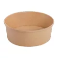 Saladier rond carton kraft brun 500ml diam15cm